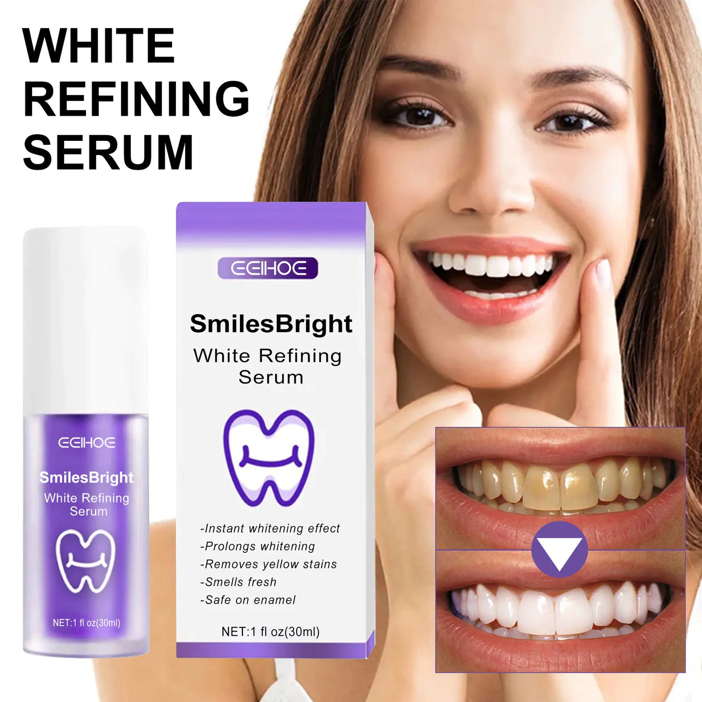BrightSmile Purple Whitening Toothpaste