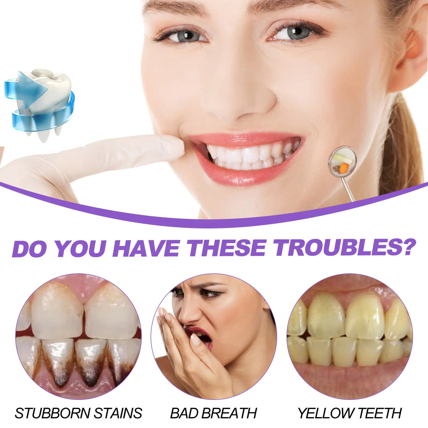 BrightSmile Purple Whitening Toothpaste